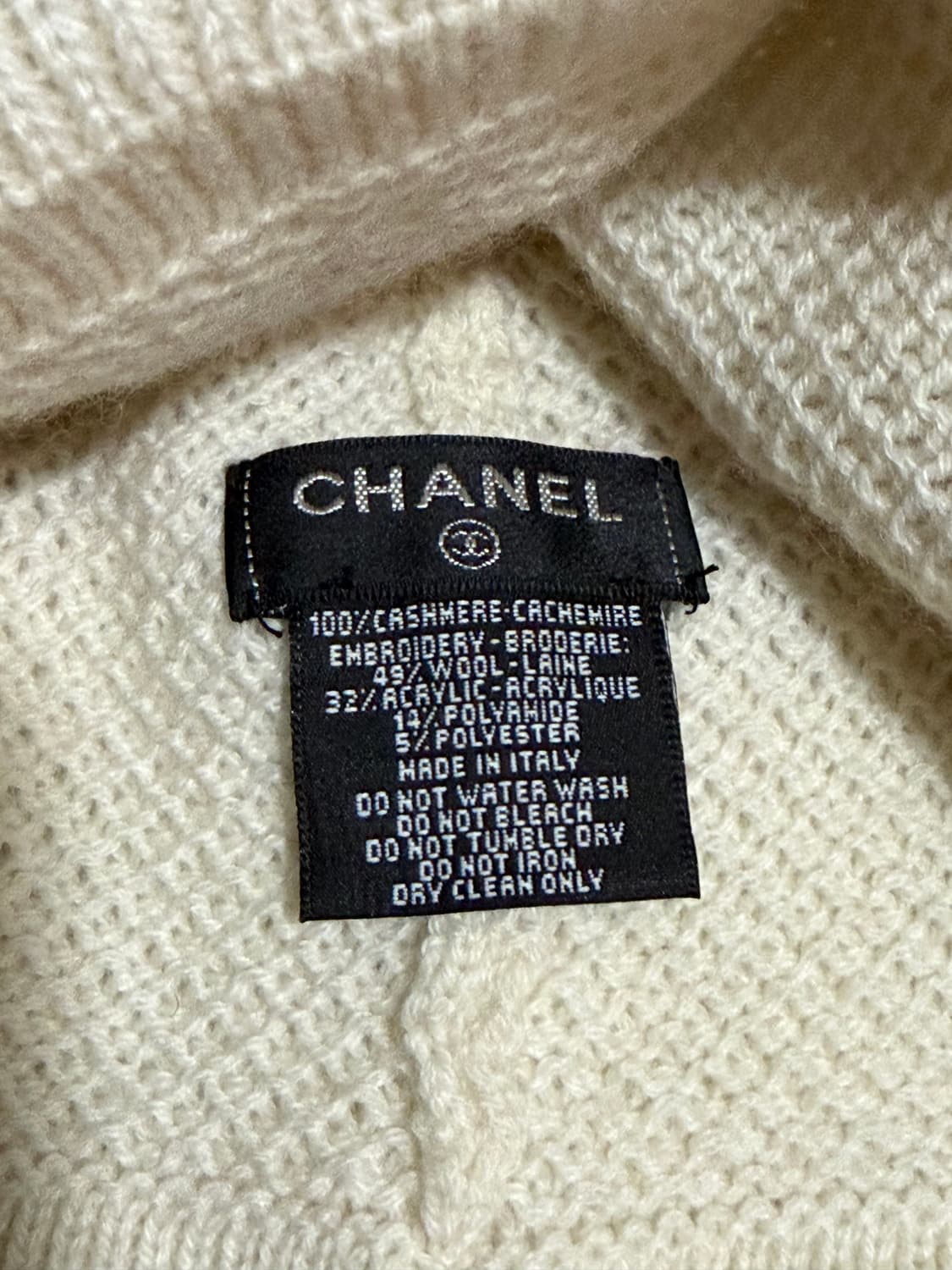 샤넬 CC로고 캐시미어 비니 상품이미지2