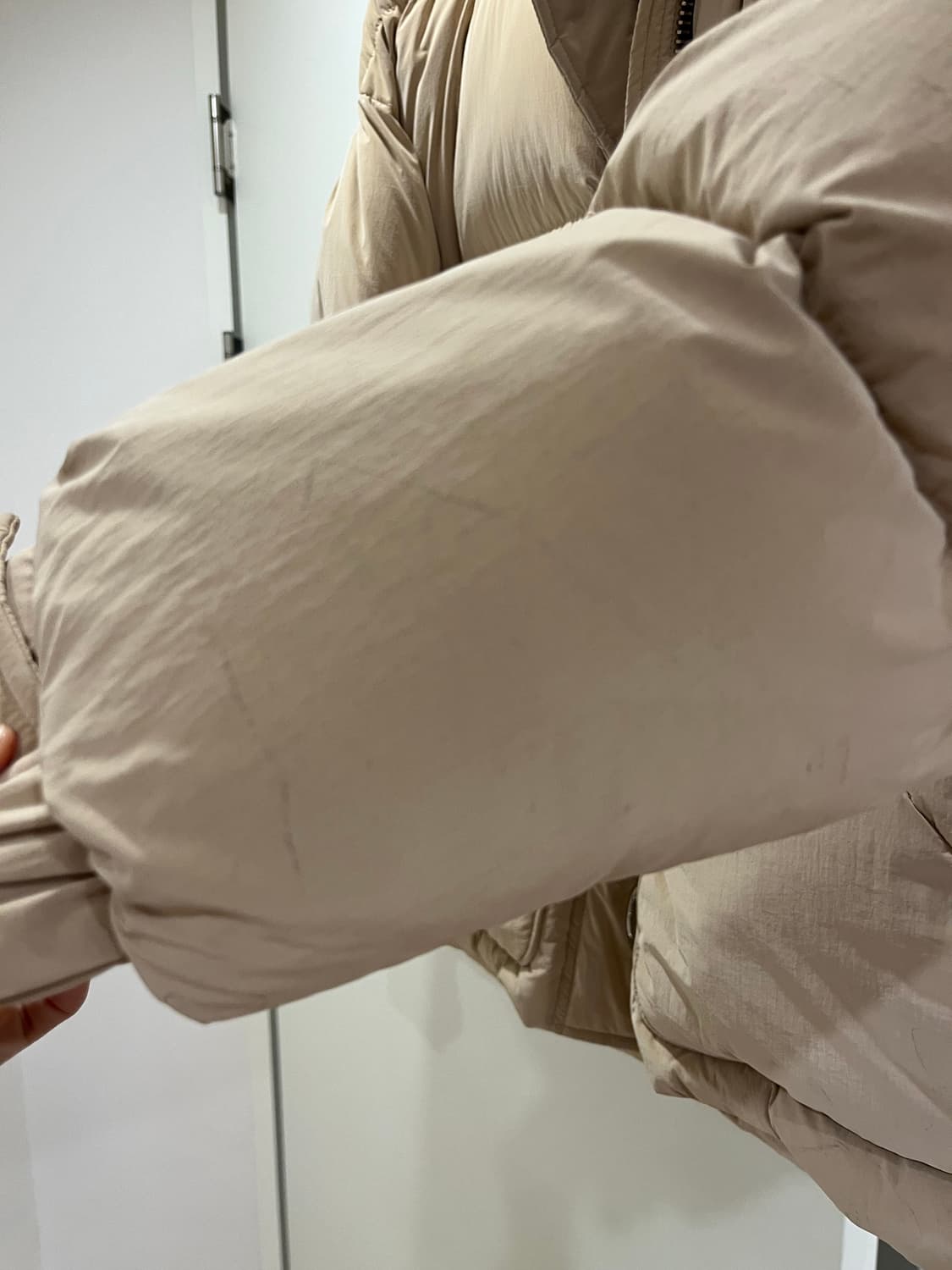 옌키옌키 미쉐린 패딩 샌드베이지 상품이미지4