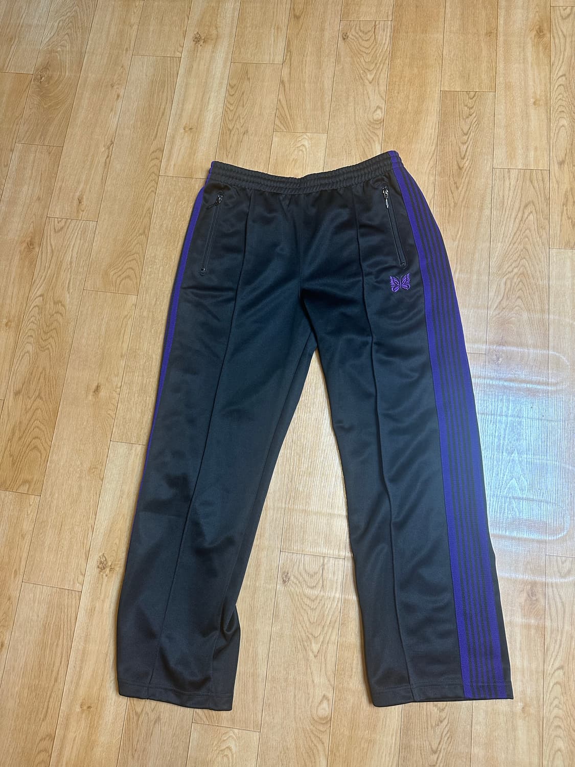 니들스 스트레이트 트랙팬츠 검보 m 상품이미지1