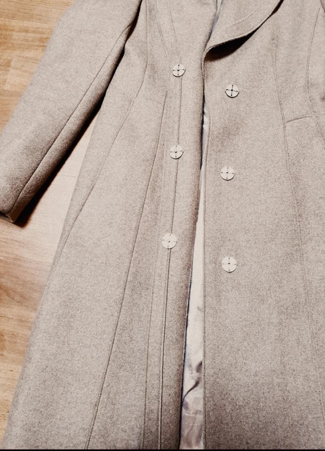 현대백화점에서 산 미샤 캐시미어 코트 55 정품 상품이미지3