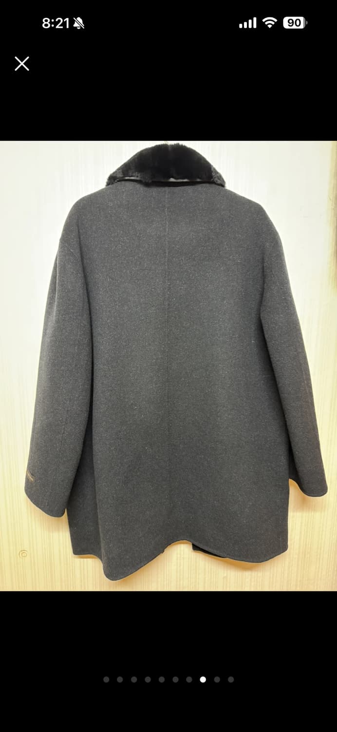 발망 토끼모피 코트 상품이미지3