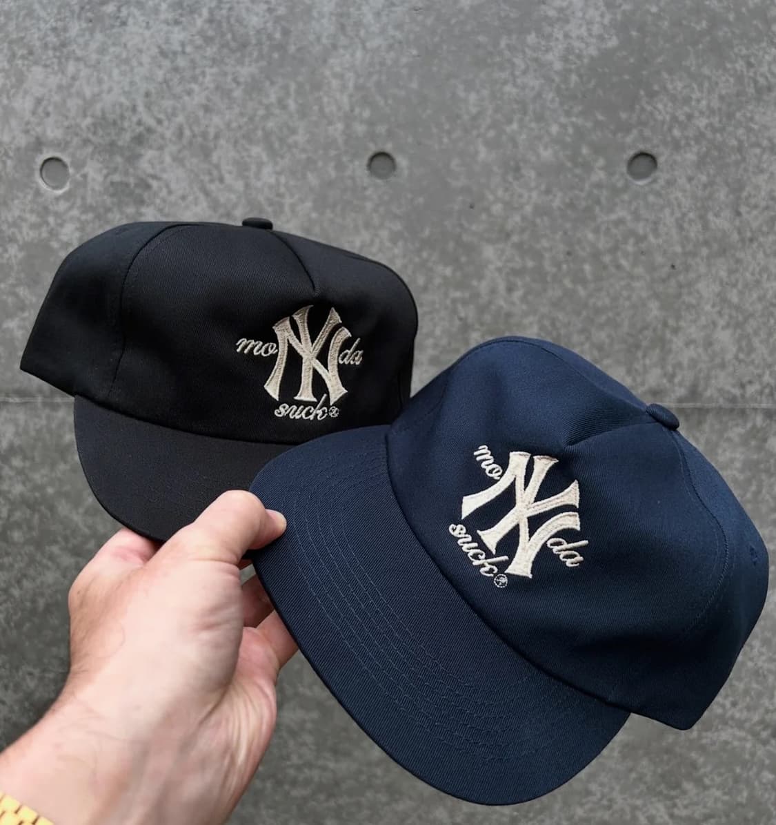 mondaysuck nyc hat 네이비 상품이미지1