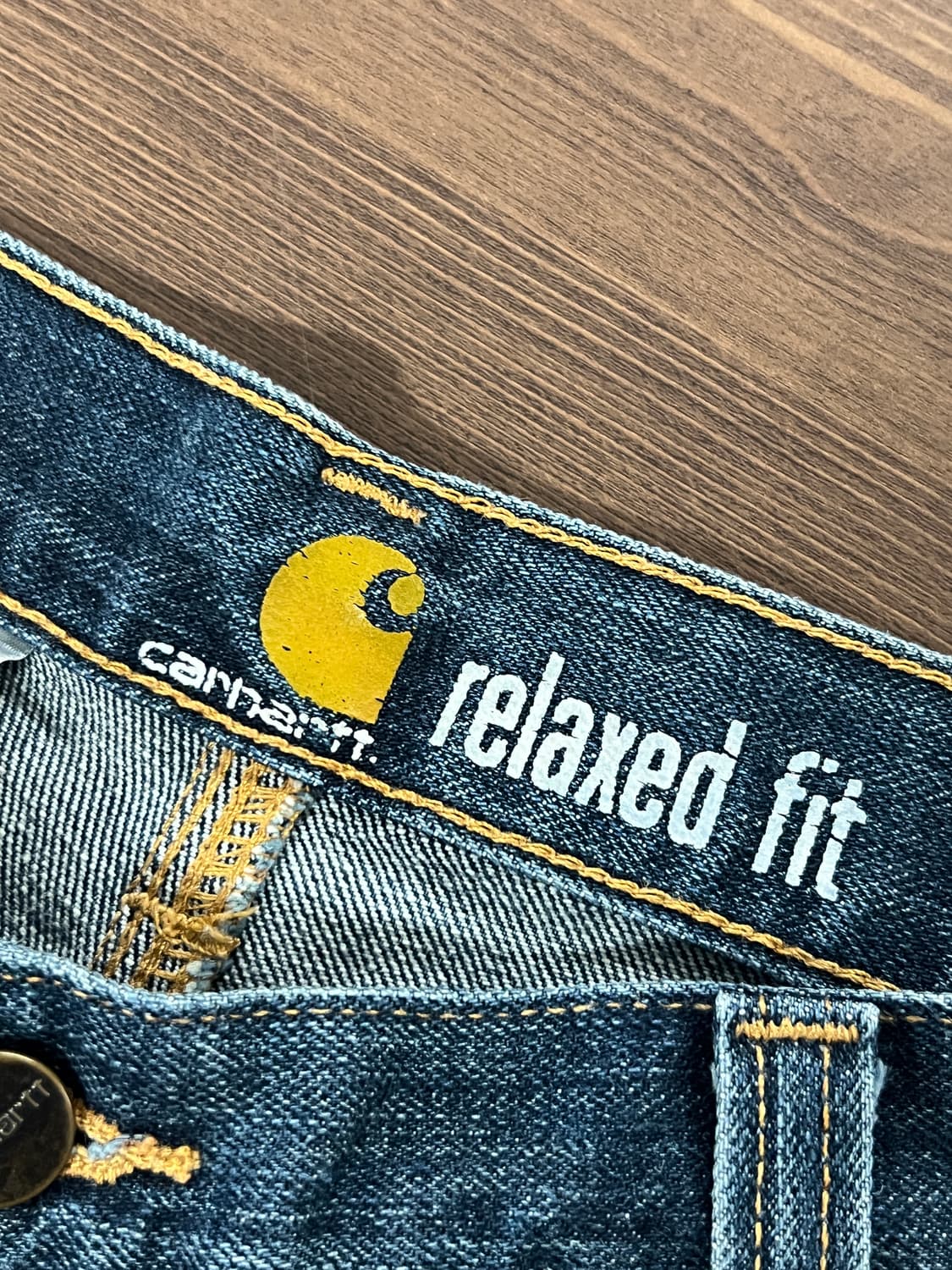 Carhartt 칼하트 릴렉스드 핏 카펜터 데님 팬츠 상품이미지7
