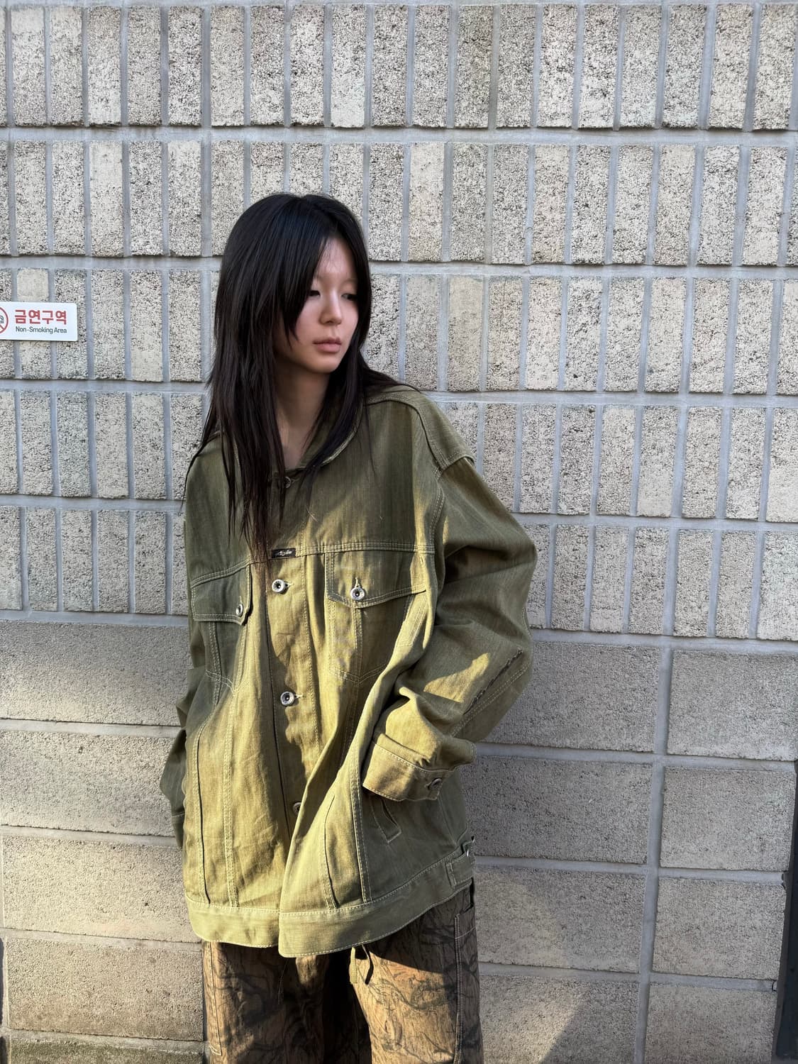 칼카니 오버사이즈 로고 데님자켓 상품이미지9