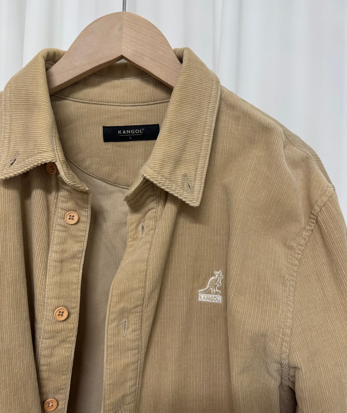 캉골 코듀로이 셔츠 L 상품이미지6