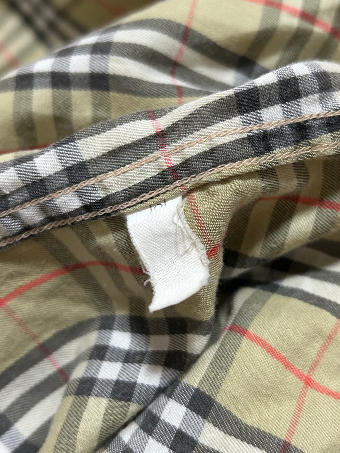 버버리 노바체크 반팔셔츠(XL) 상품이미지4