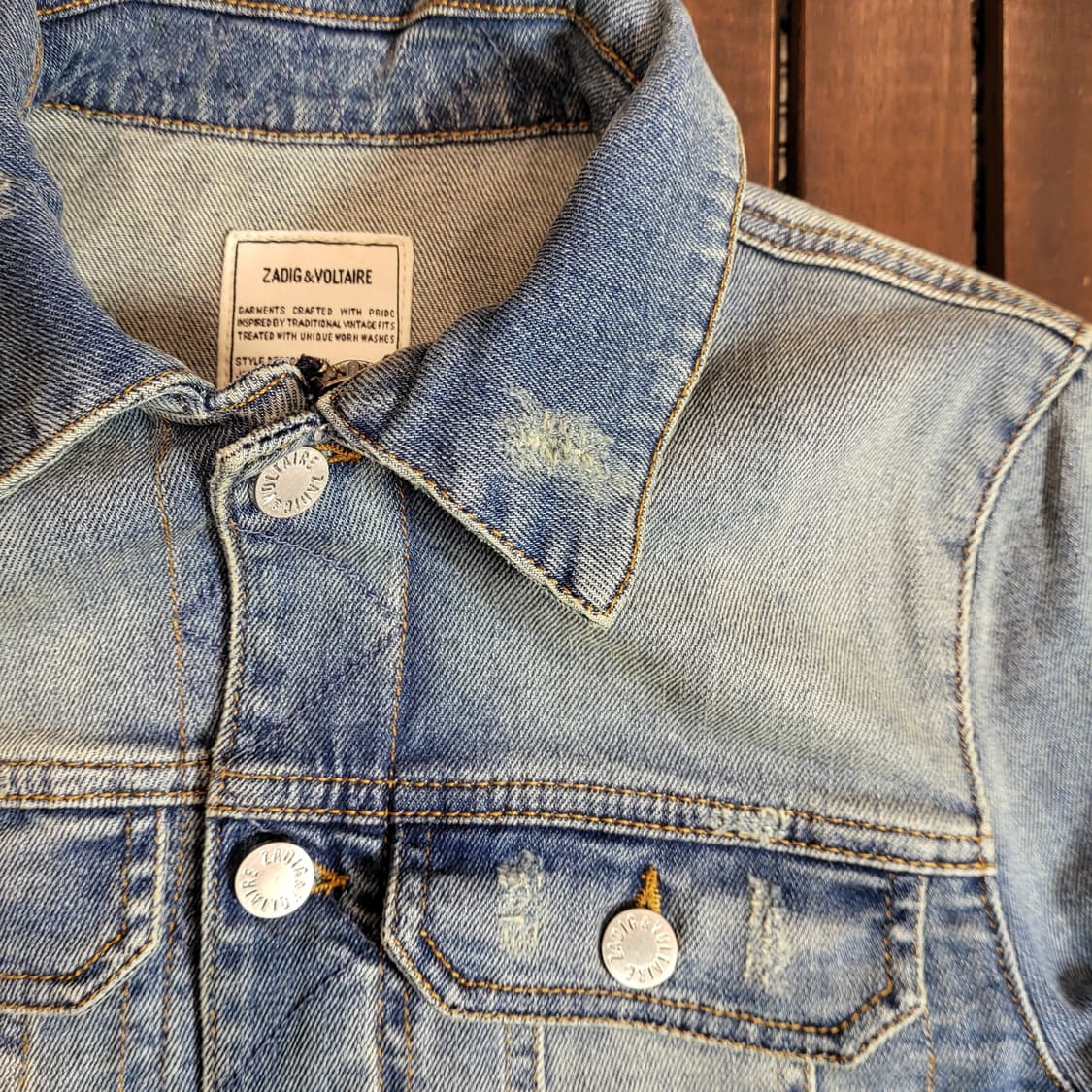 ZADIG & VOLTAIRE 데님 자켓 (02) 상품이미지4