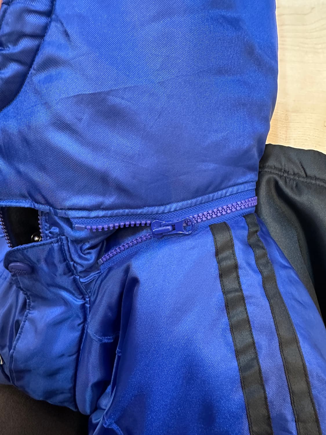 95)키카 스포츠 빈티지 플레이어 벤치 점퍼 돕바 블루  상품이미지4