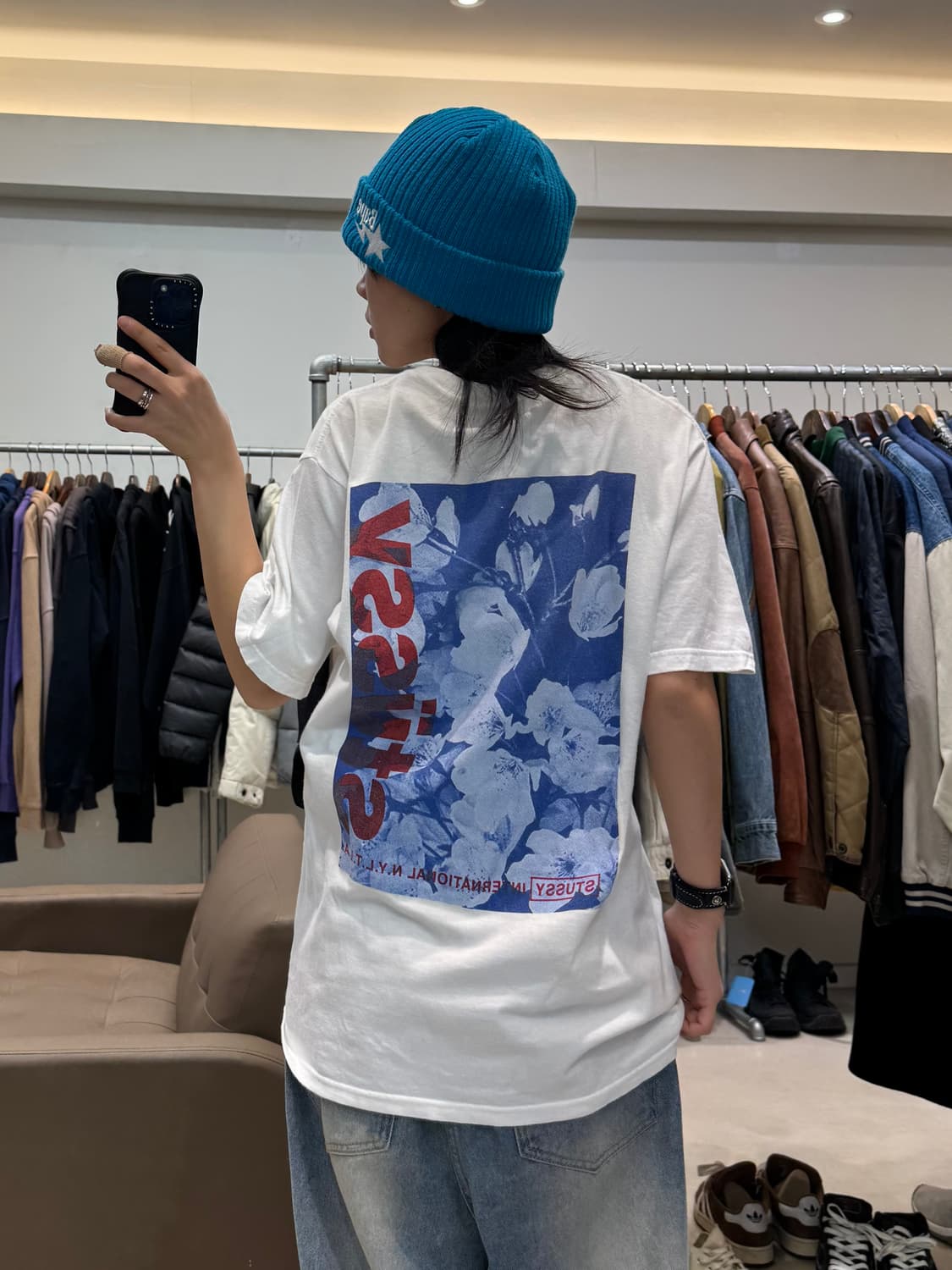 스투시 윈드플라워 티셔츠 상품이미지5