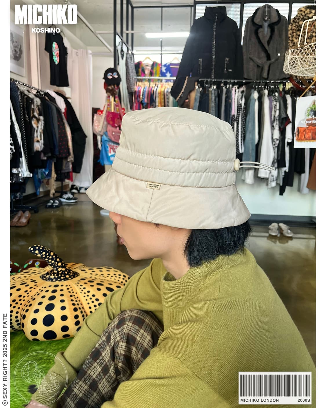 2000s Michiko London Koshino Bucket Hat 상품이미지1