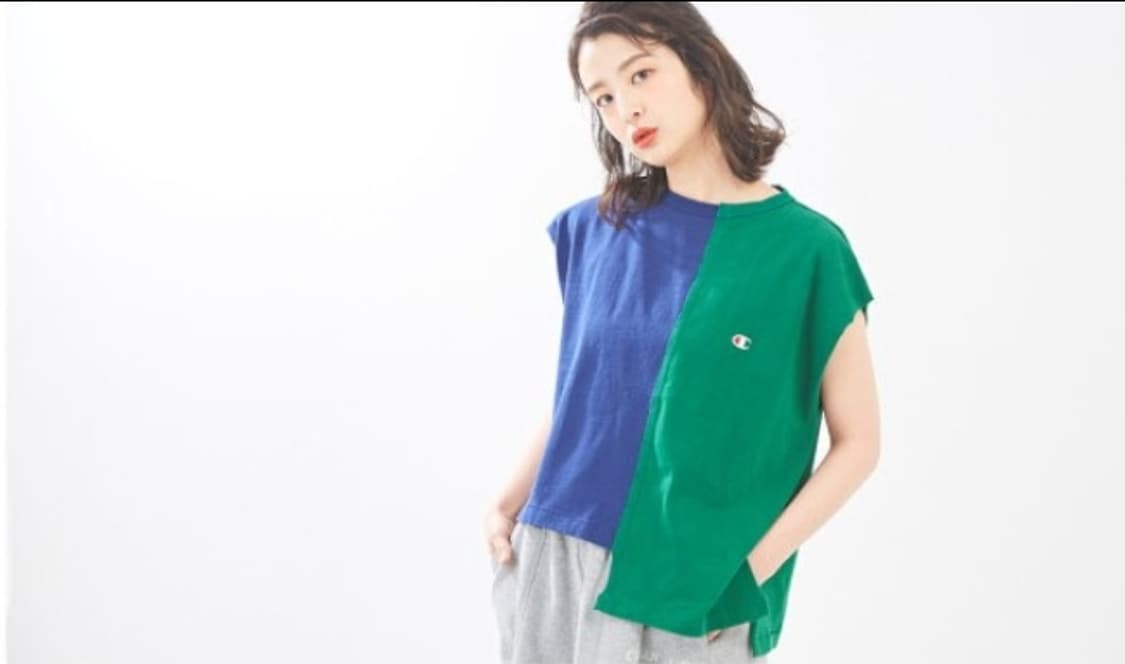 챔피온 바이 컬러 노슬리브 상품이미지5