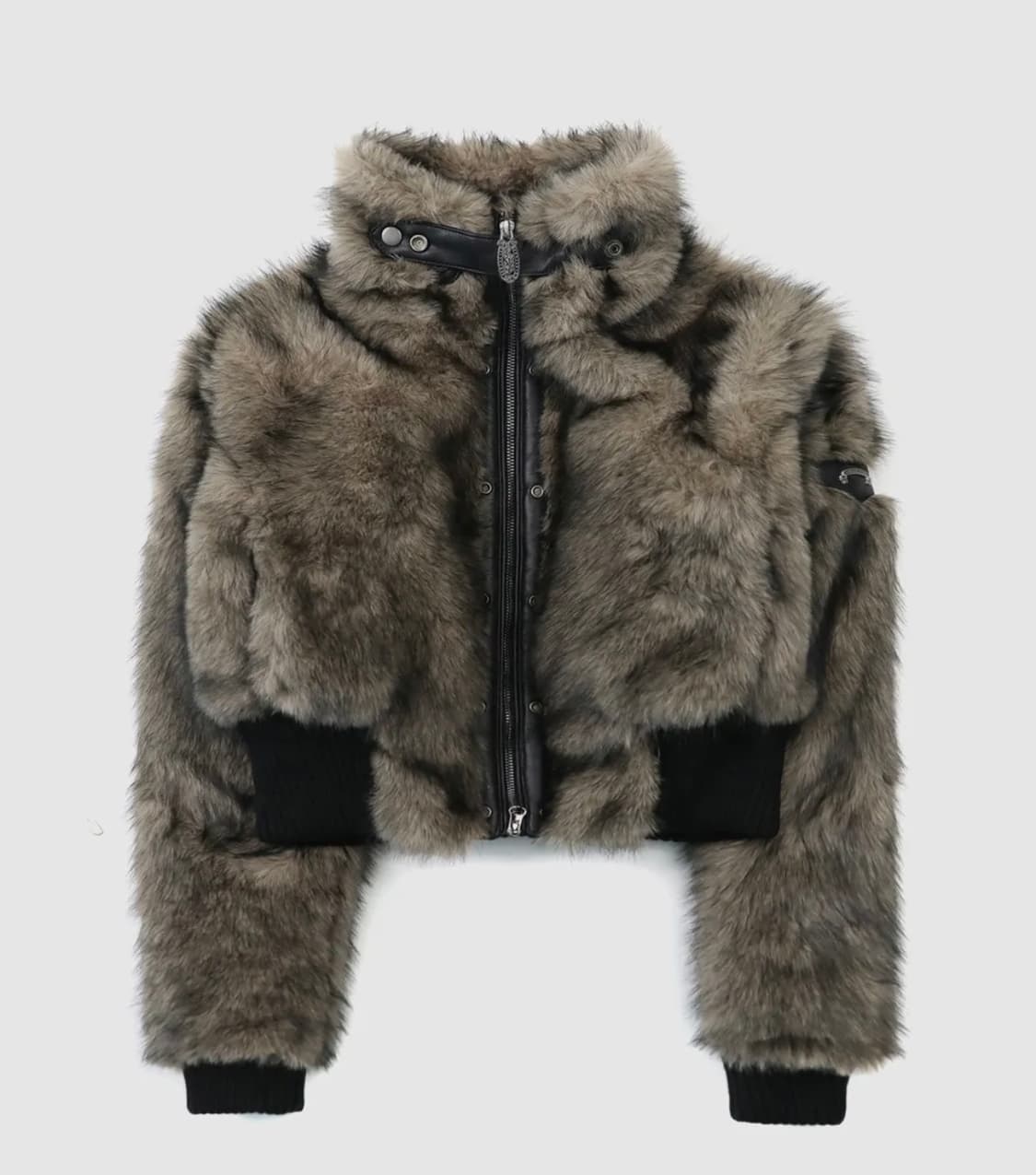 배드블러드 바이퍼81 하이넥 퍼 자켓 상품이미지1