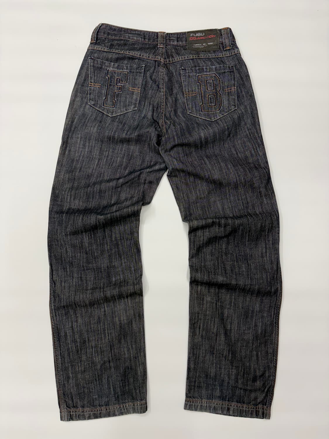 FUBU 후부 컬렉션 워싱 데님 청바지 상품이미지1