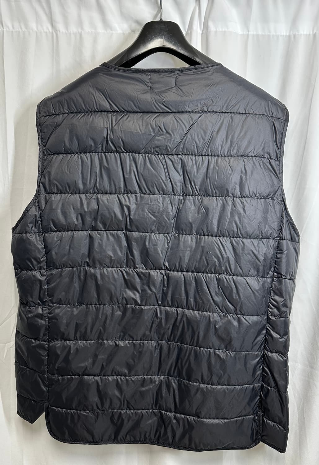 no.129  몽레어 블랙 패딩 조끼  110사이즈 상품이미지3