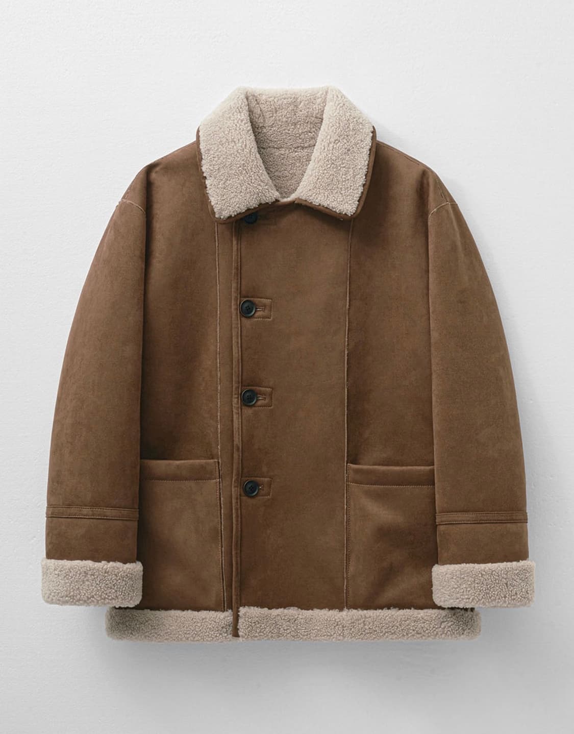 몽돌 리버시블 무스탕 (1회 착용) 상품이미지2