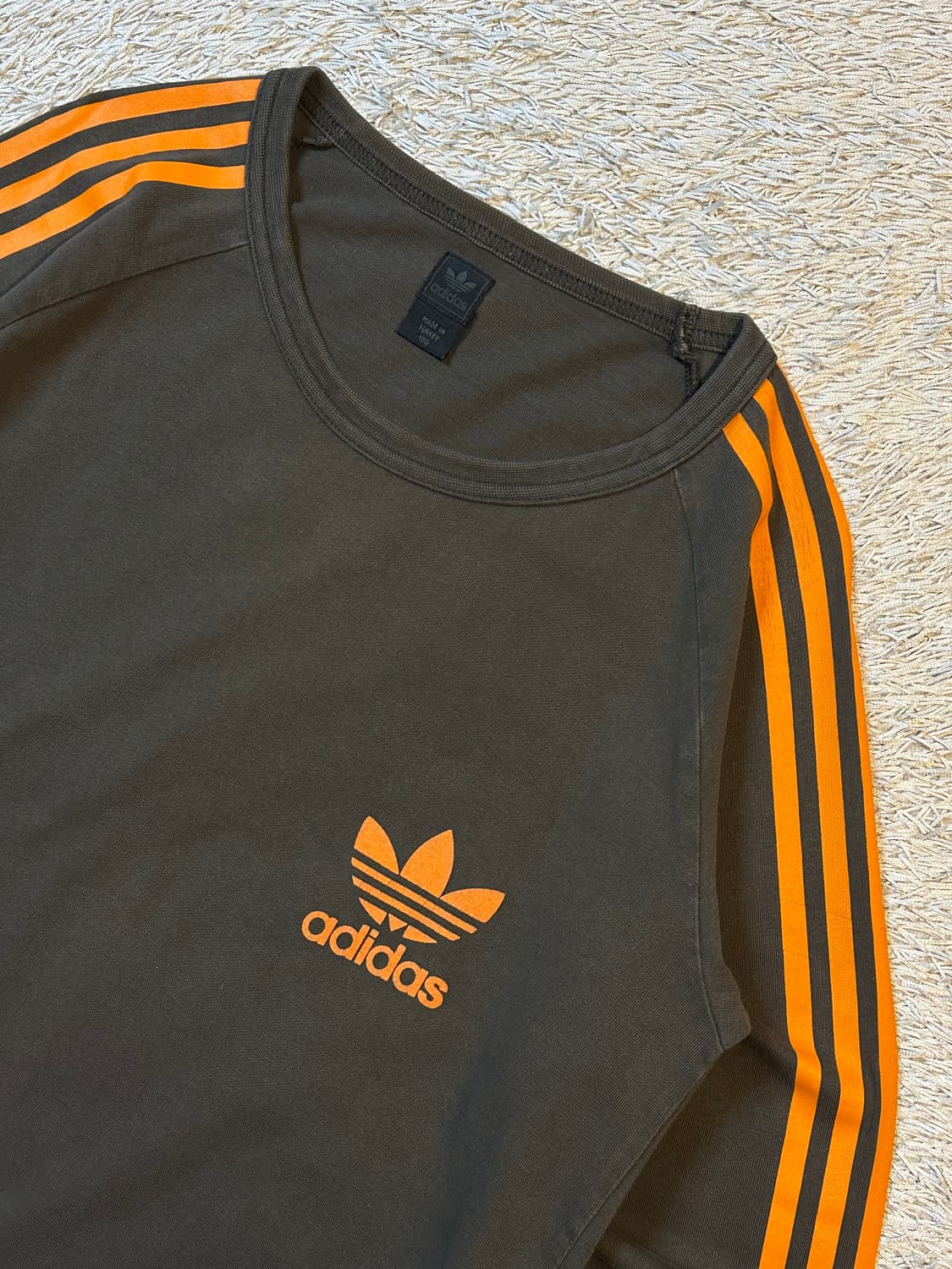 대장급) 00's 아디다스 사이드라인 롱슬리브 오렌지 브라운 상품이미지2