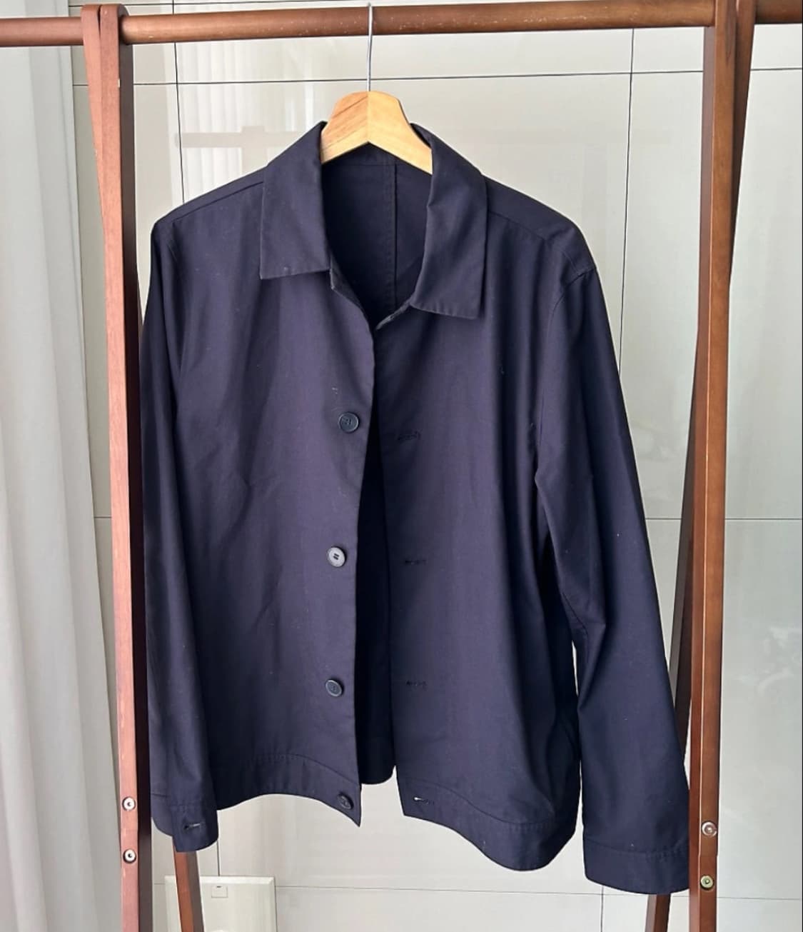COS 네이비 셔츠 자켓 상품이미지1