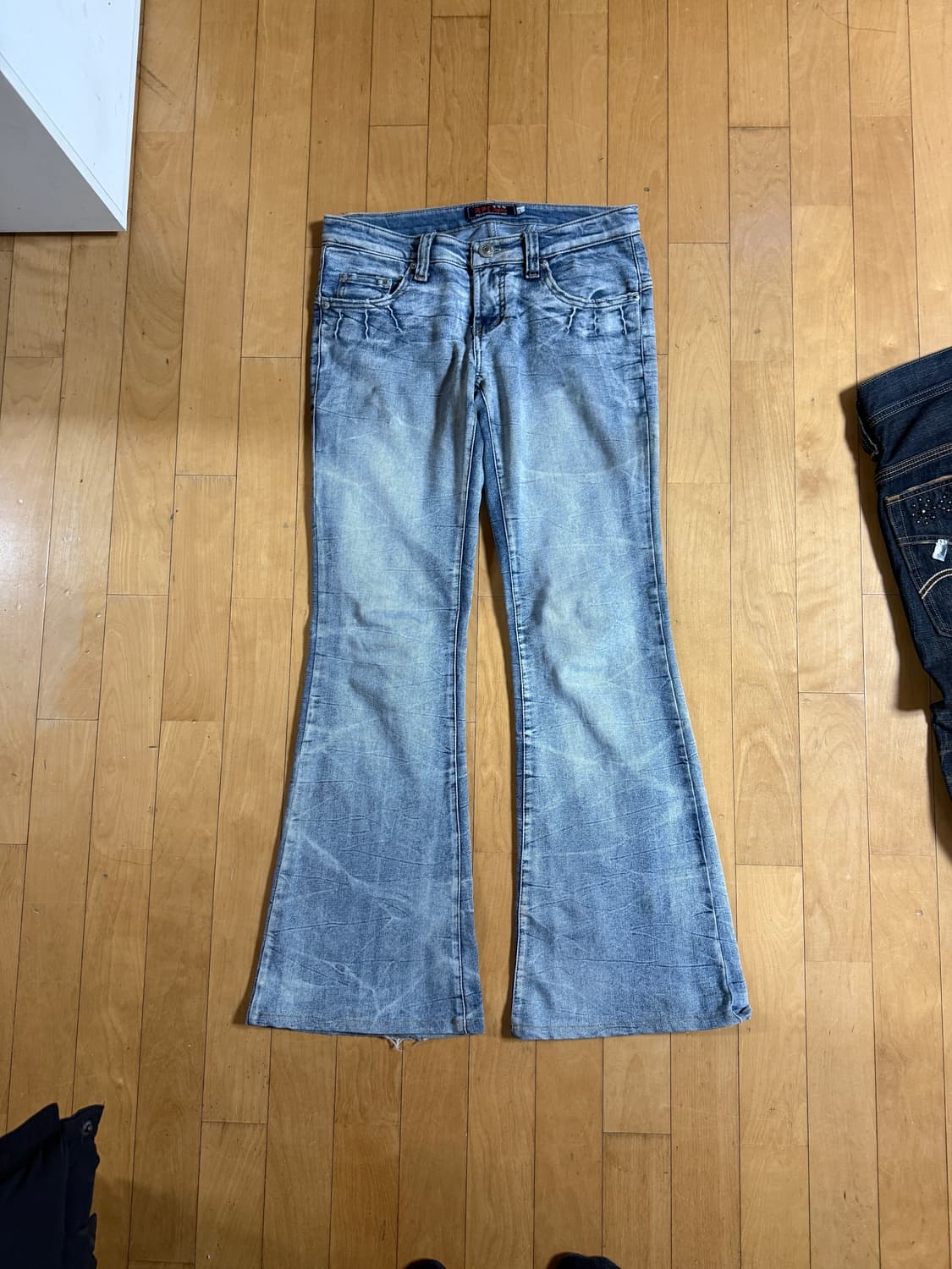 빈티지 워싱 부츠컷 데님 상품이미지1