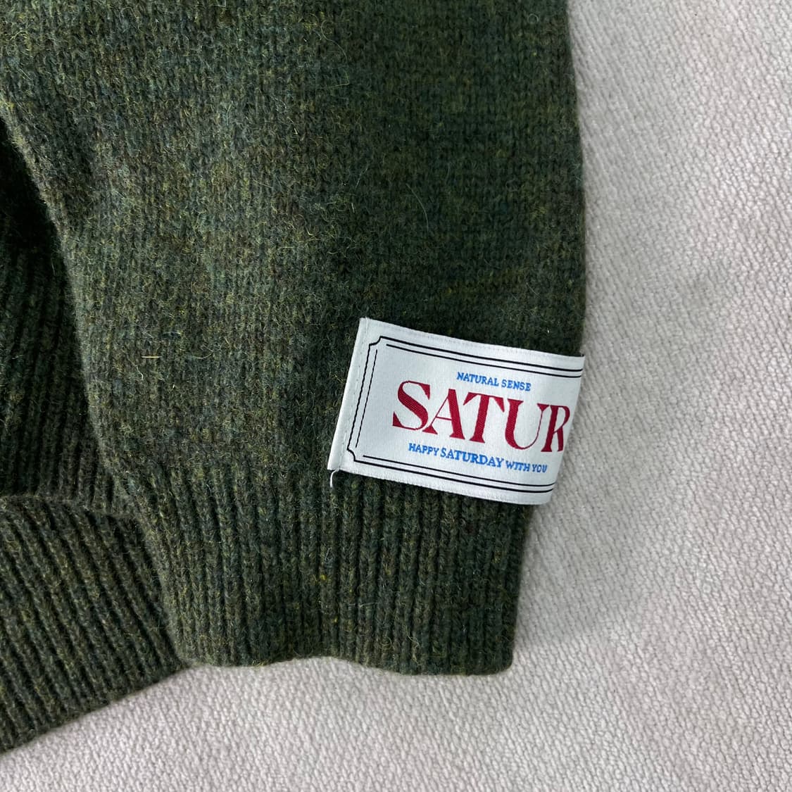 W 100 세터 캐시미어 언발란스 니트 상품이미지3