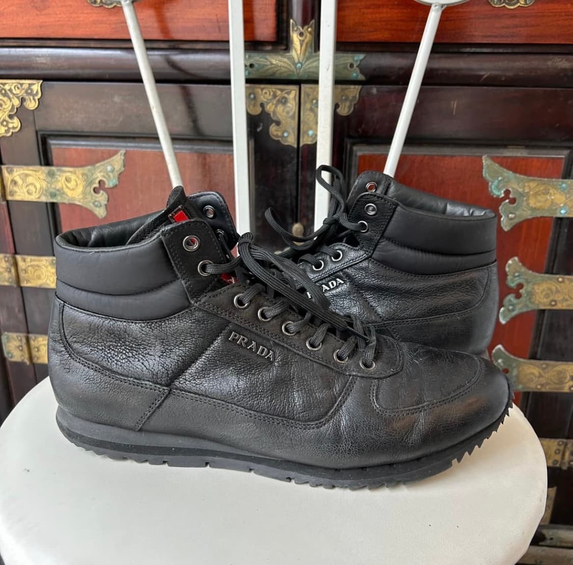 프라다 스포츠 레더 부츠 상품이미지1