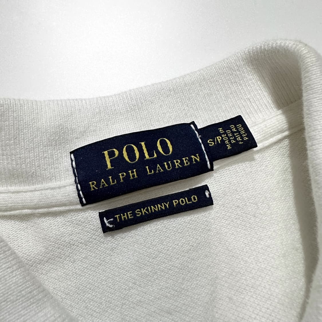 폴로 신형 화이트 반팔카라티 상품이미지3
