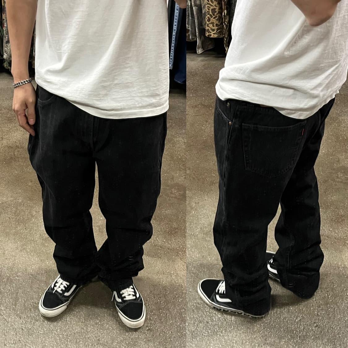 00s 리바이스505 블랙진 (35“) 상품이미지1