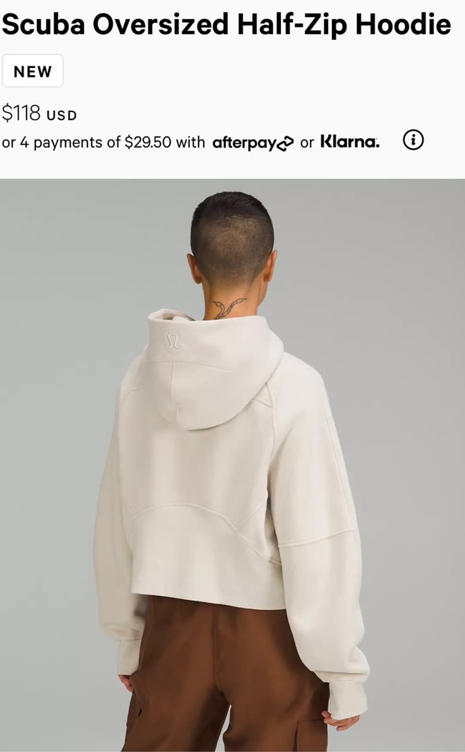 룰루레몬 스쿠바 하프집 후드집업 상품이미지2