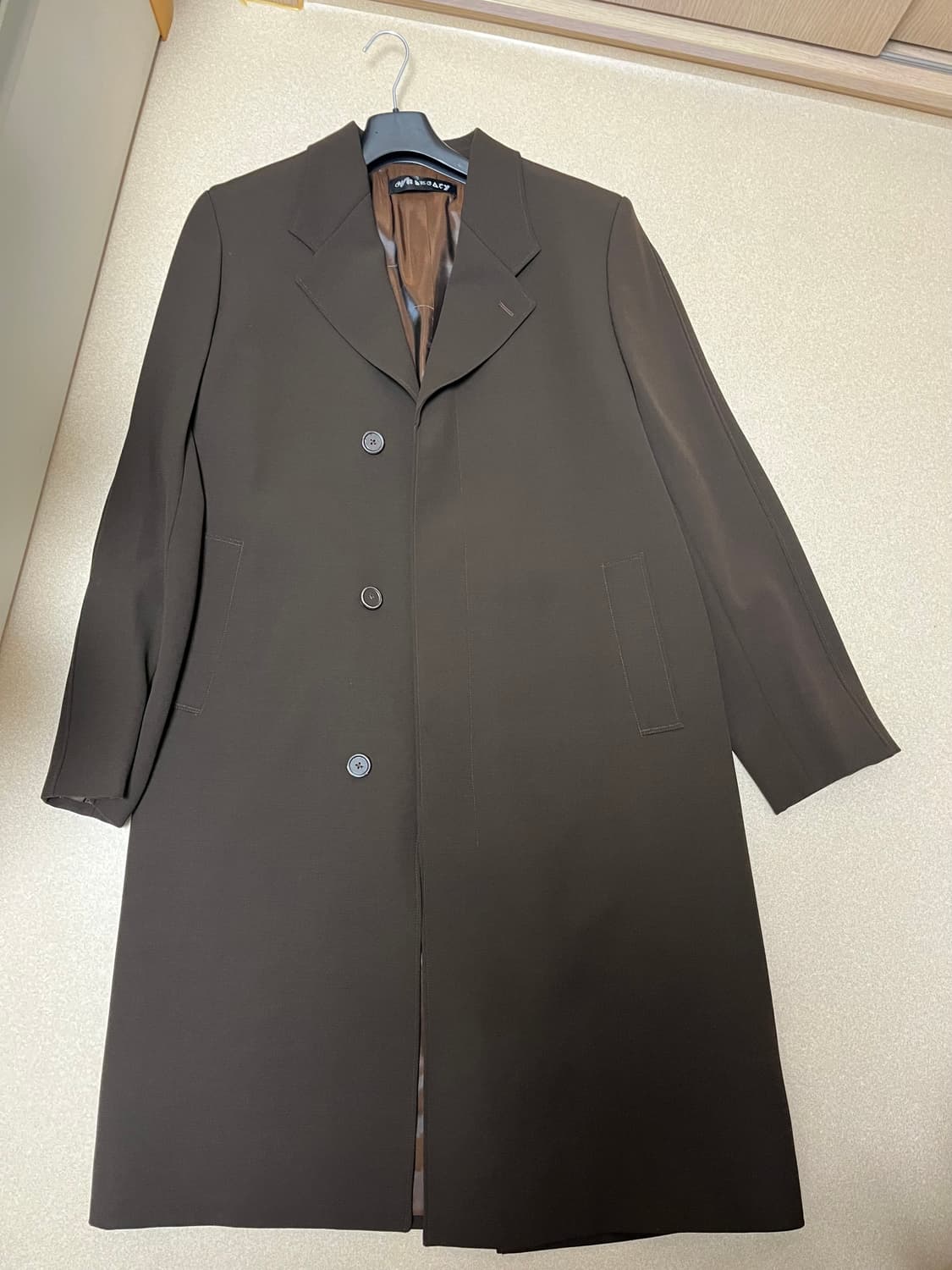 아워레가시 유니폼 코트(울) 브라운 48 팝니다. 상품이미지4