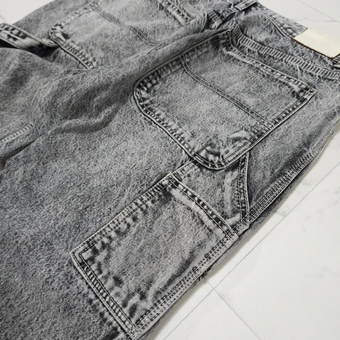 34)MAISON MINED 메종미네드 카펜터 와이드 데님 청바지 상품이미지8