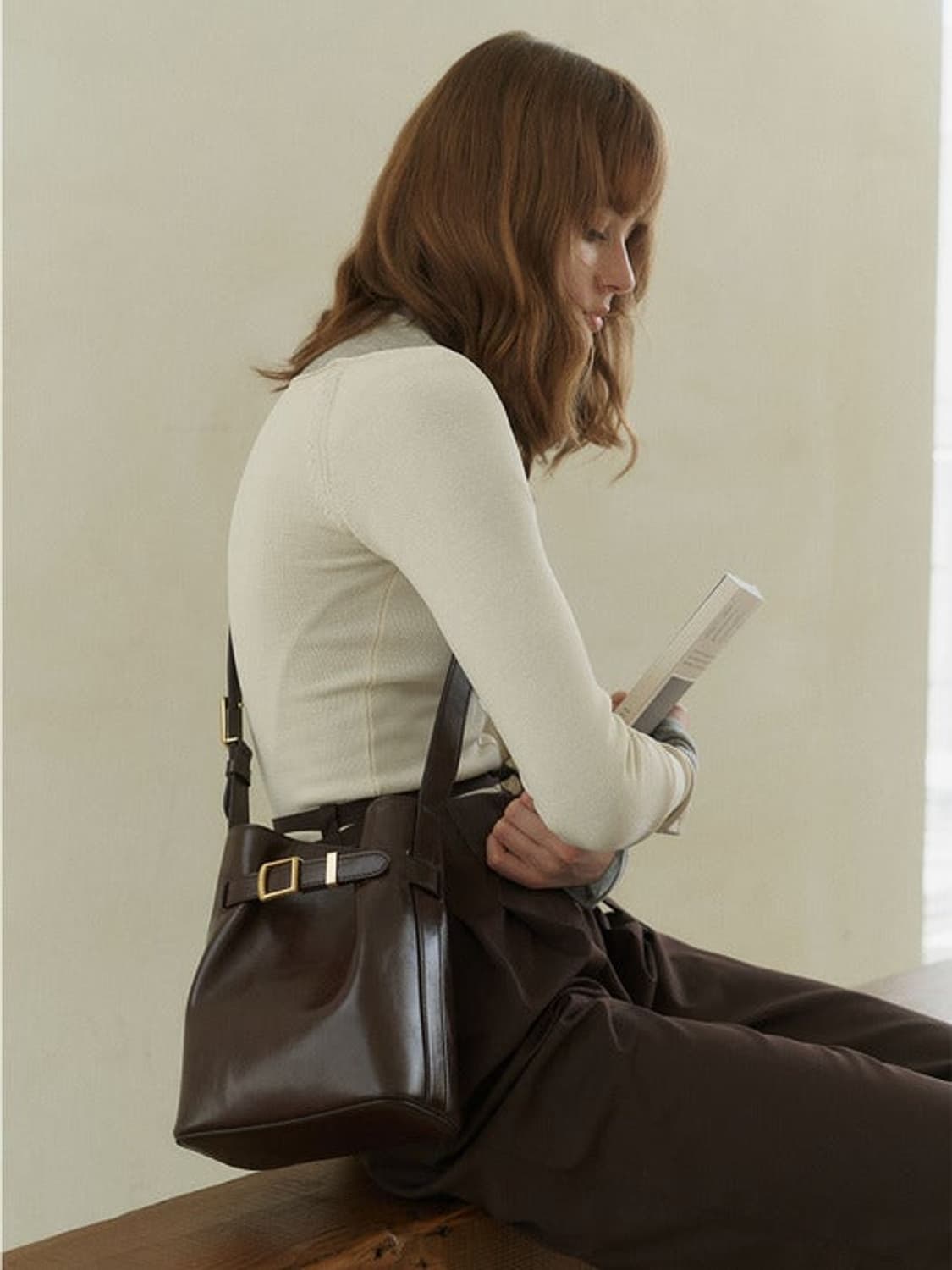 새상품) 루에브르 삭드생뛰 스몰 브라운 핫초콜릿 상품이미지2