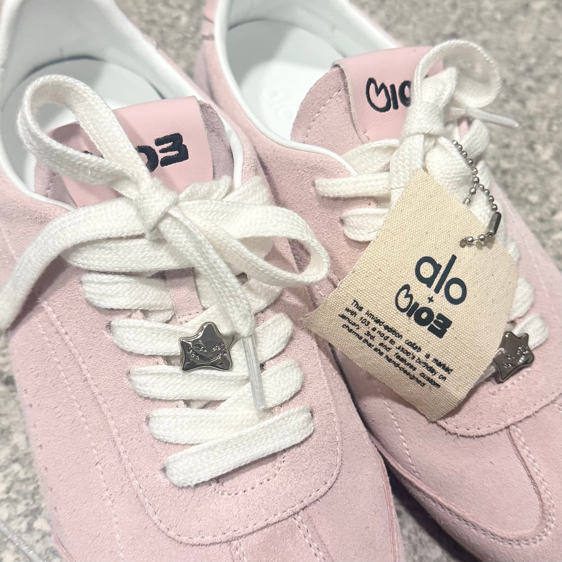 (w7) alo 지수 선셋 스니커즈 한정판 핑크  상품이미지8