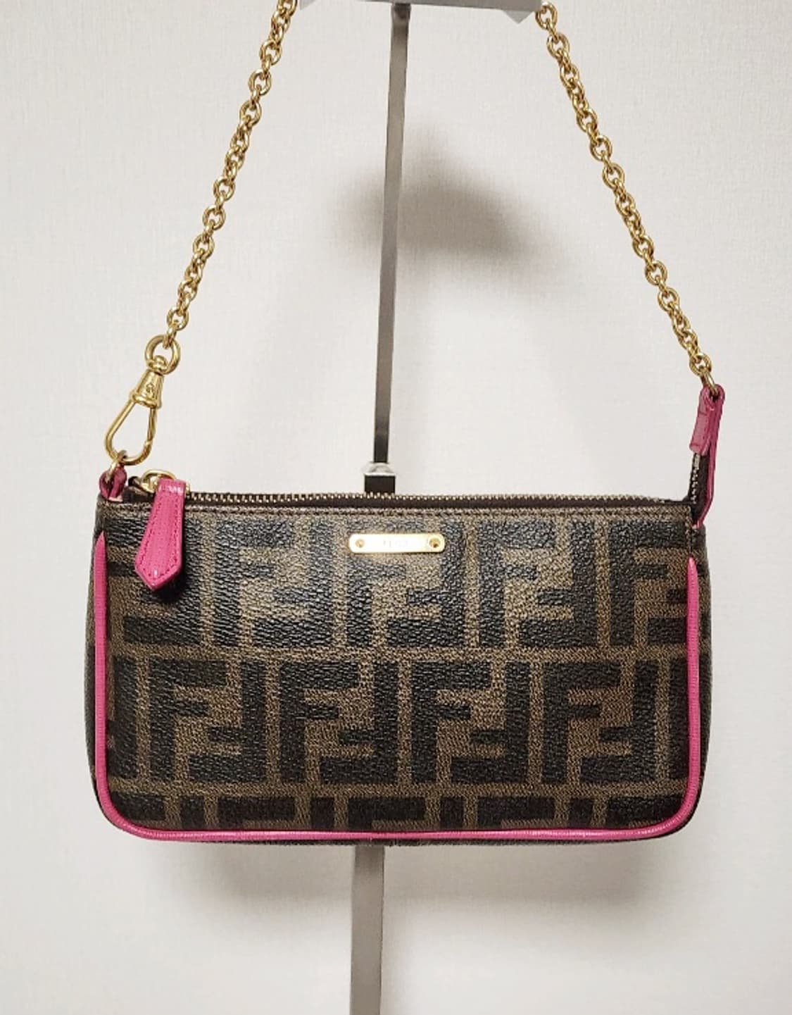 정품 펜디 FF 로고 바게트 미니 숄더백  상품이미지1