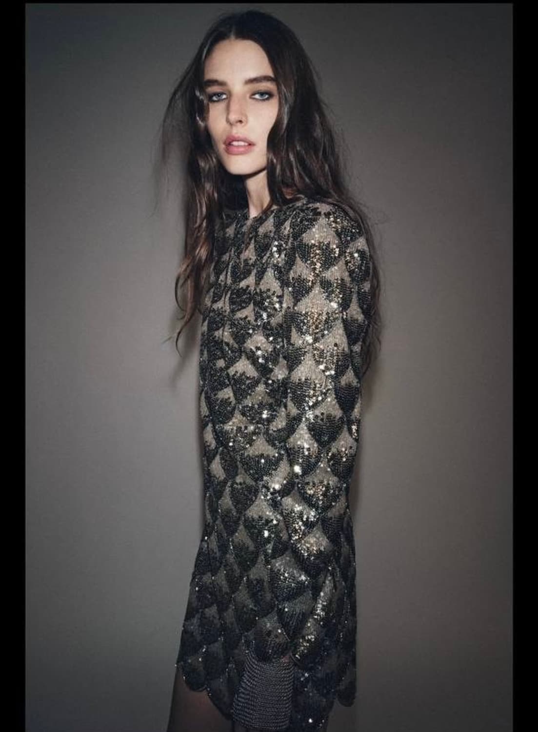 ZARA 스팽글 미니 원피스 S (ZW Collection) 상품이미지1