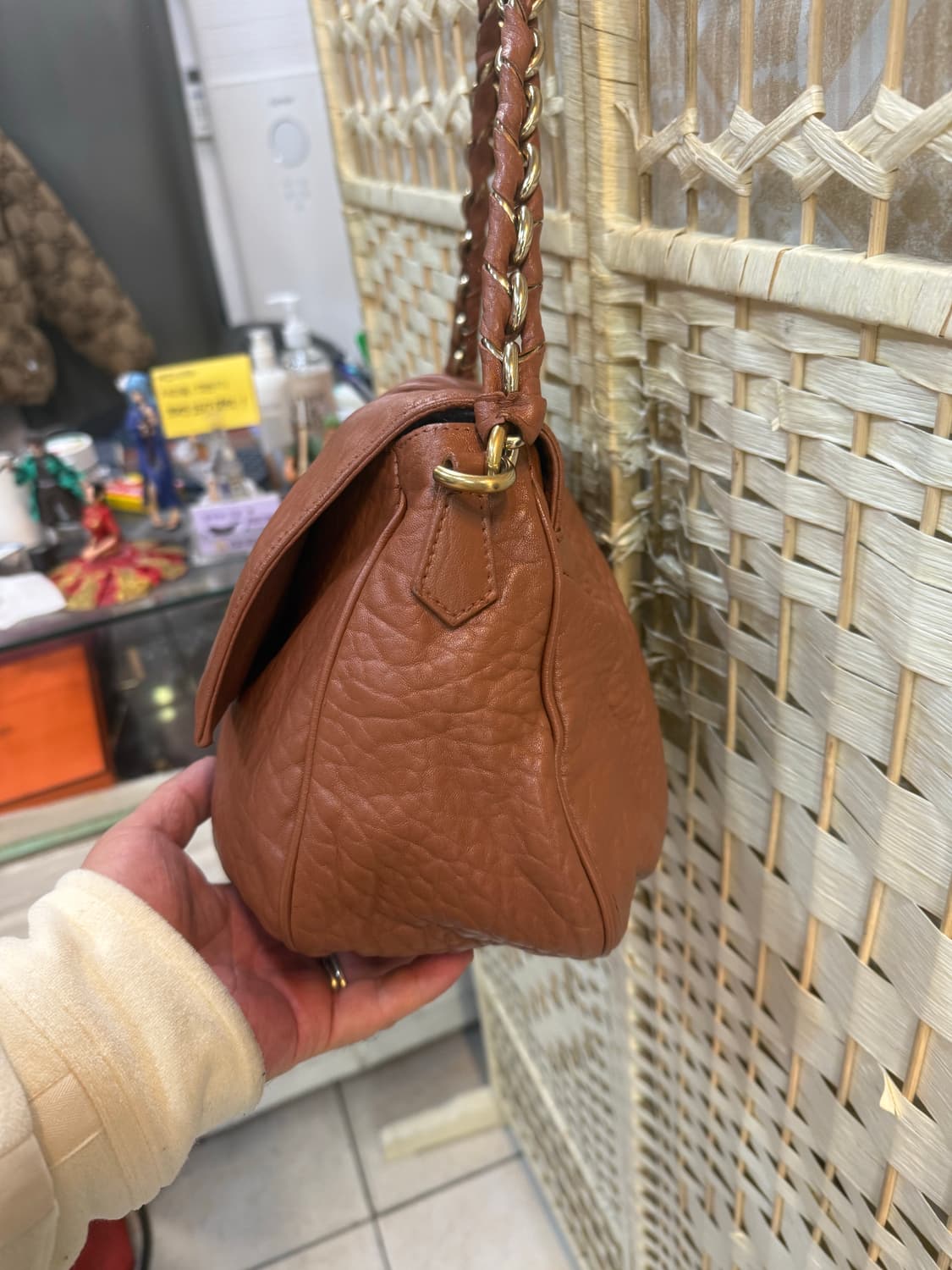 정품 펜디 미아 플랩 체인 숄더백 팝니다 상품이미지2