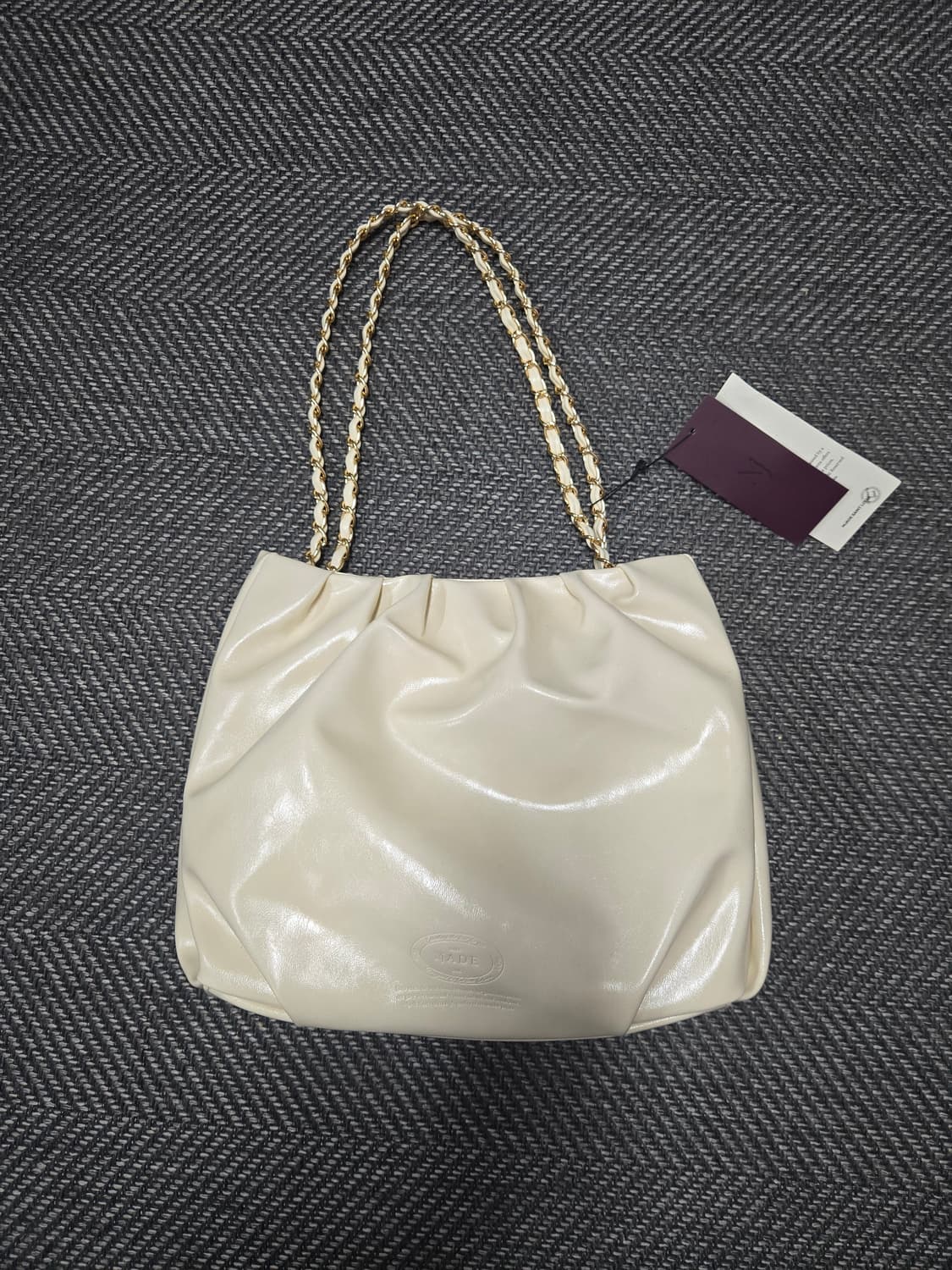 엠제이드 체인 숄더백 아이보리 가방 상품이미지3