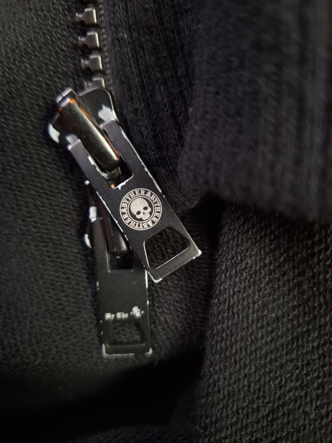 오리지날 바이더알 풀 집 스컬 프린팅 후드집업 상품이미지4