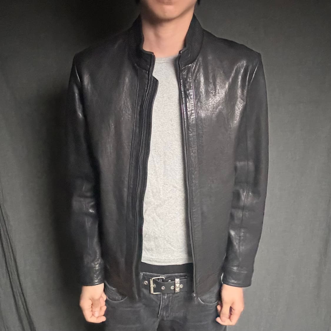 ltaly lamb skin leather jacket 상품이미지2