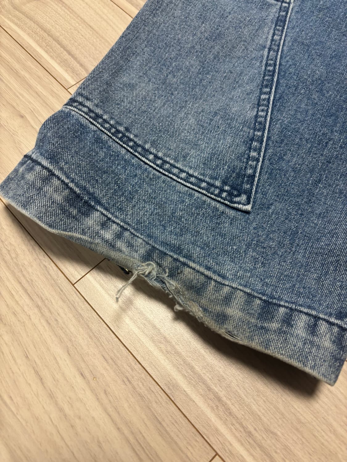 더 바이닐 하우스 지퍼 디테일 데님 상품이미지4