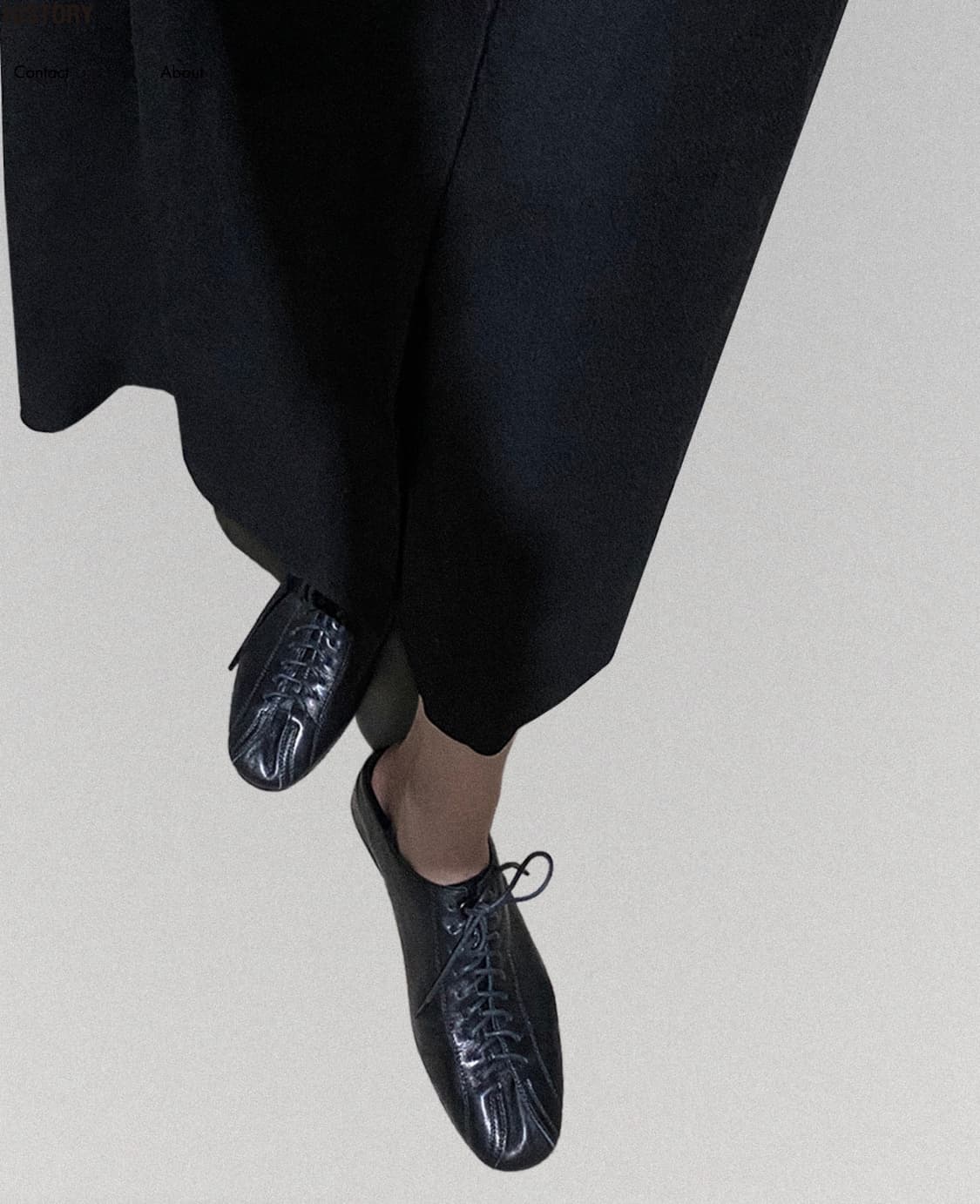 HEROES of HISTORY 히어로즈 라운드 토 레이스업 플랫 슈즈 상품이미지9