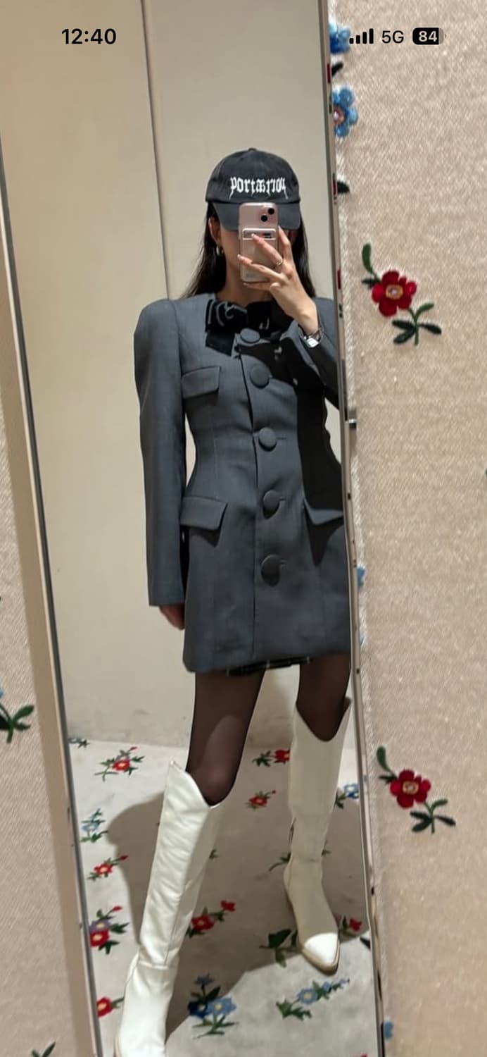 슈슈통 shushutong 자켓 원피스 (블랙/6/S) 상품이미지7