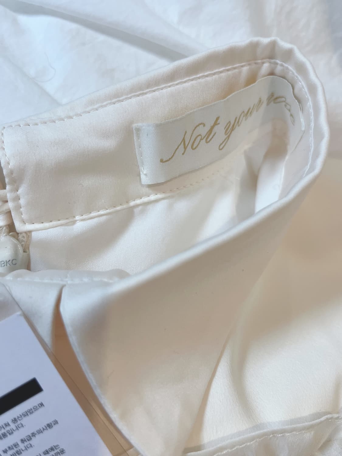 낫유어로즈 오간자 원피스 택달린 새제품 (오마이걸아린착용) 상품이미지7