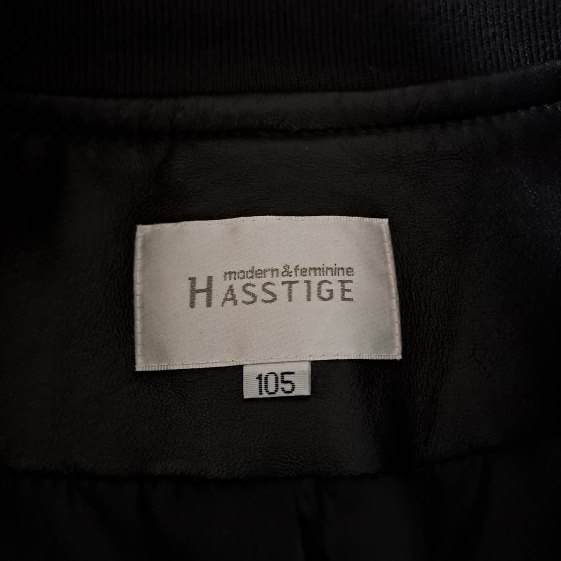 (택포) 헤스티지 양가죽 마원 블루종 105 B465 상품이미지7