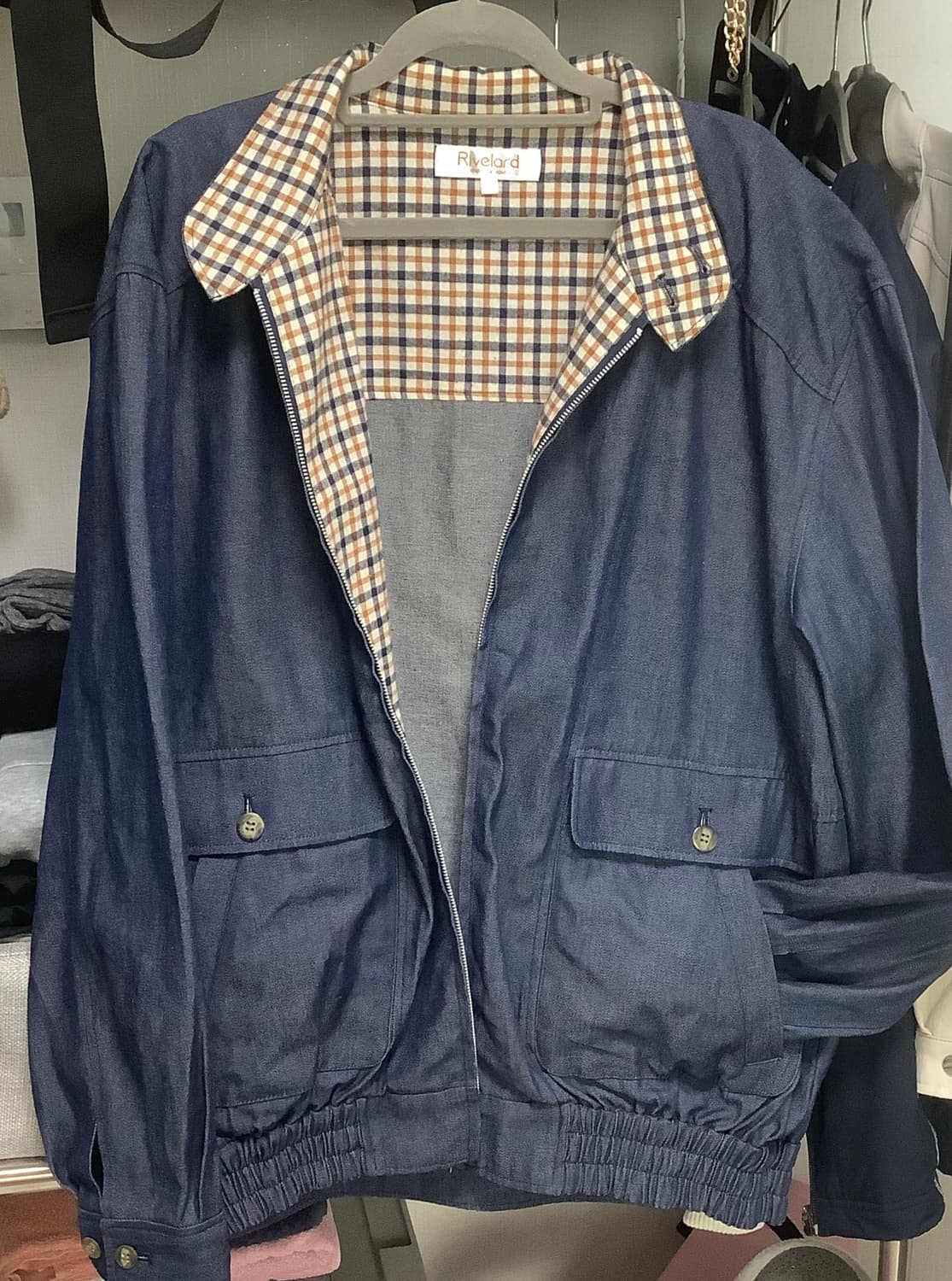 일본빈티지 90s 데님 봄버자켓 상품이미지3