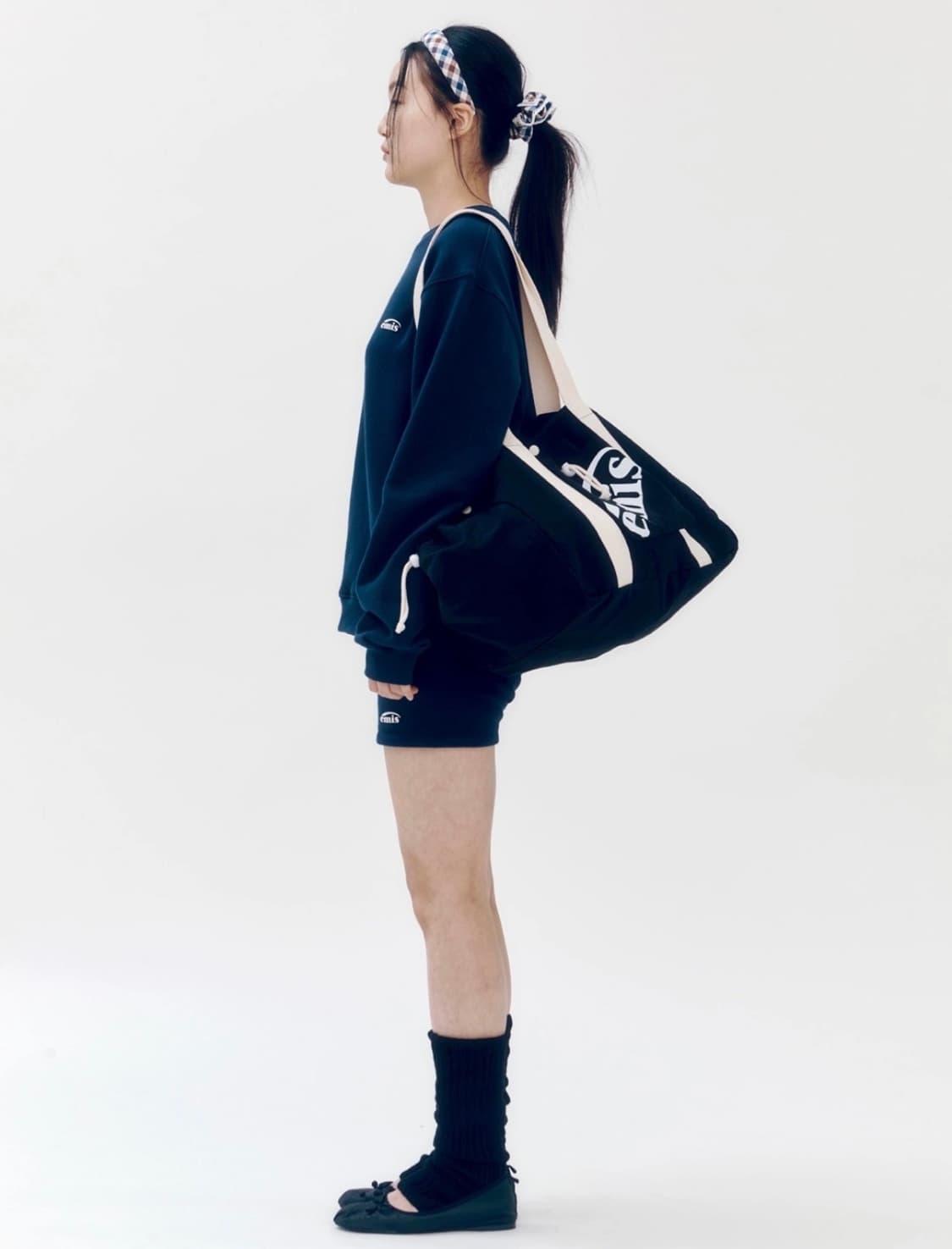 이미스 패커블 토트백 블랙 상품이미지7