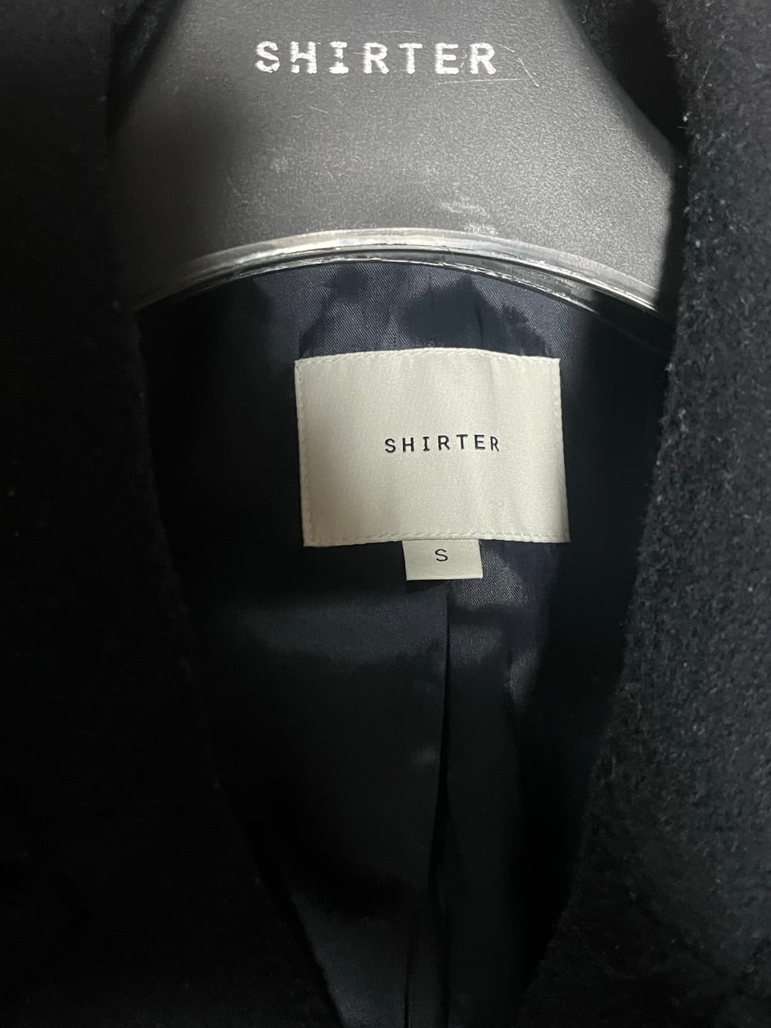 셔터 피코트 네이비 S사이즈 상품이미지3