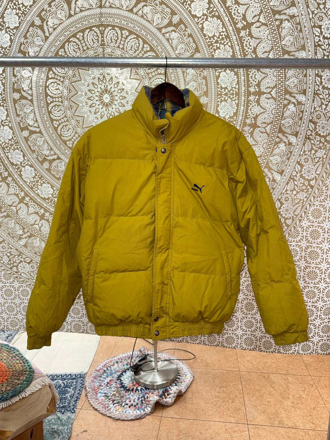 퓨마 90‘s 올드스쿨 리버시블 덕다운 체크 패딩  상품이미지9