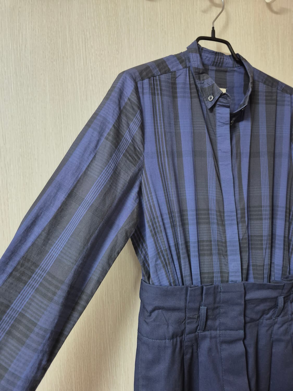 (정품) 버버리 셔츠원피스 배색라인 원피스 6 (40) 상품이미지6