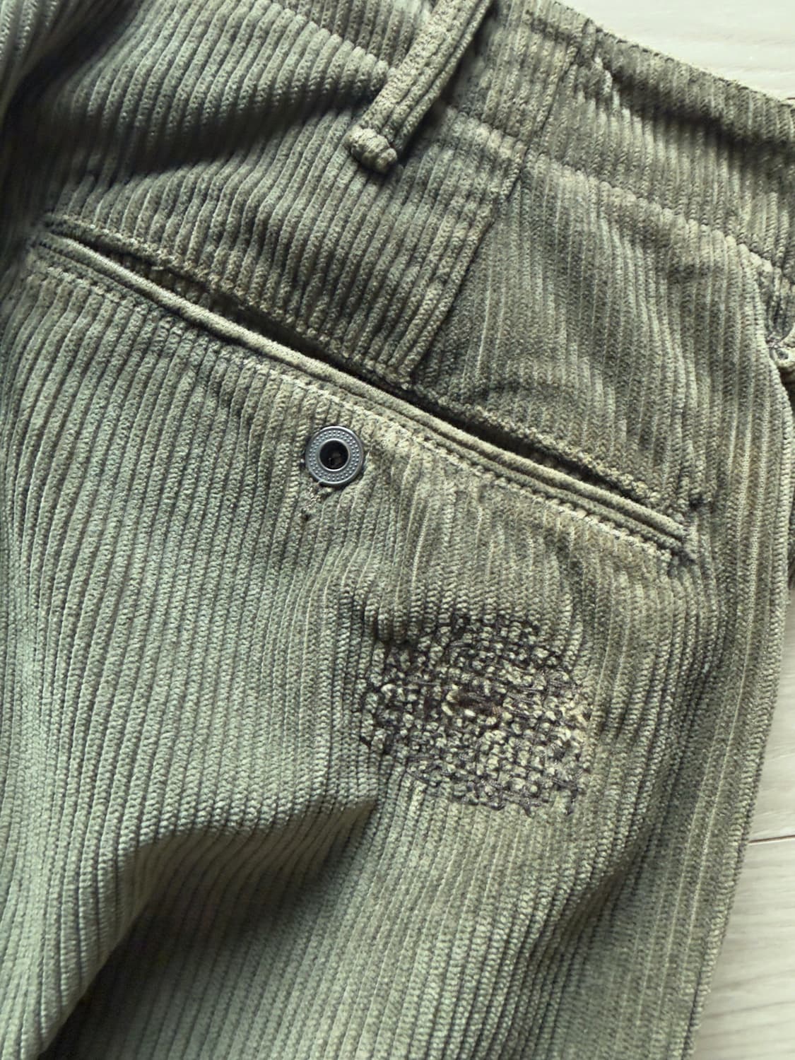 더블알엘 rrl 리페어 코듀로이 필드 팬츠 34/32 상품이미지7