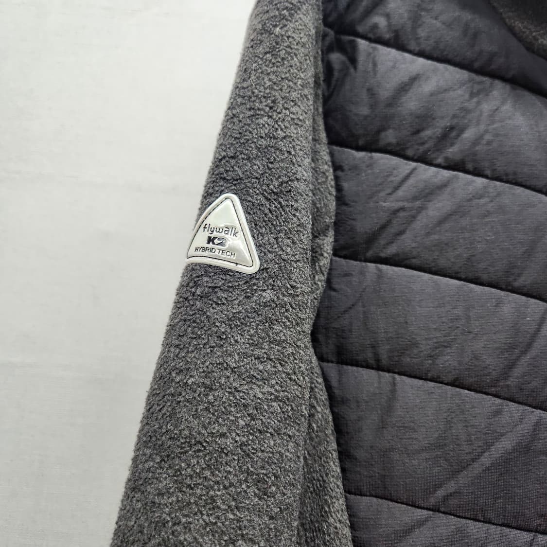 K2 로고 하이브리드 경량패딩/플리스 스트링 후드집업95(M) 상품이미지4