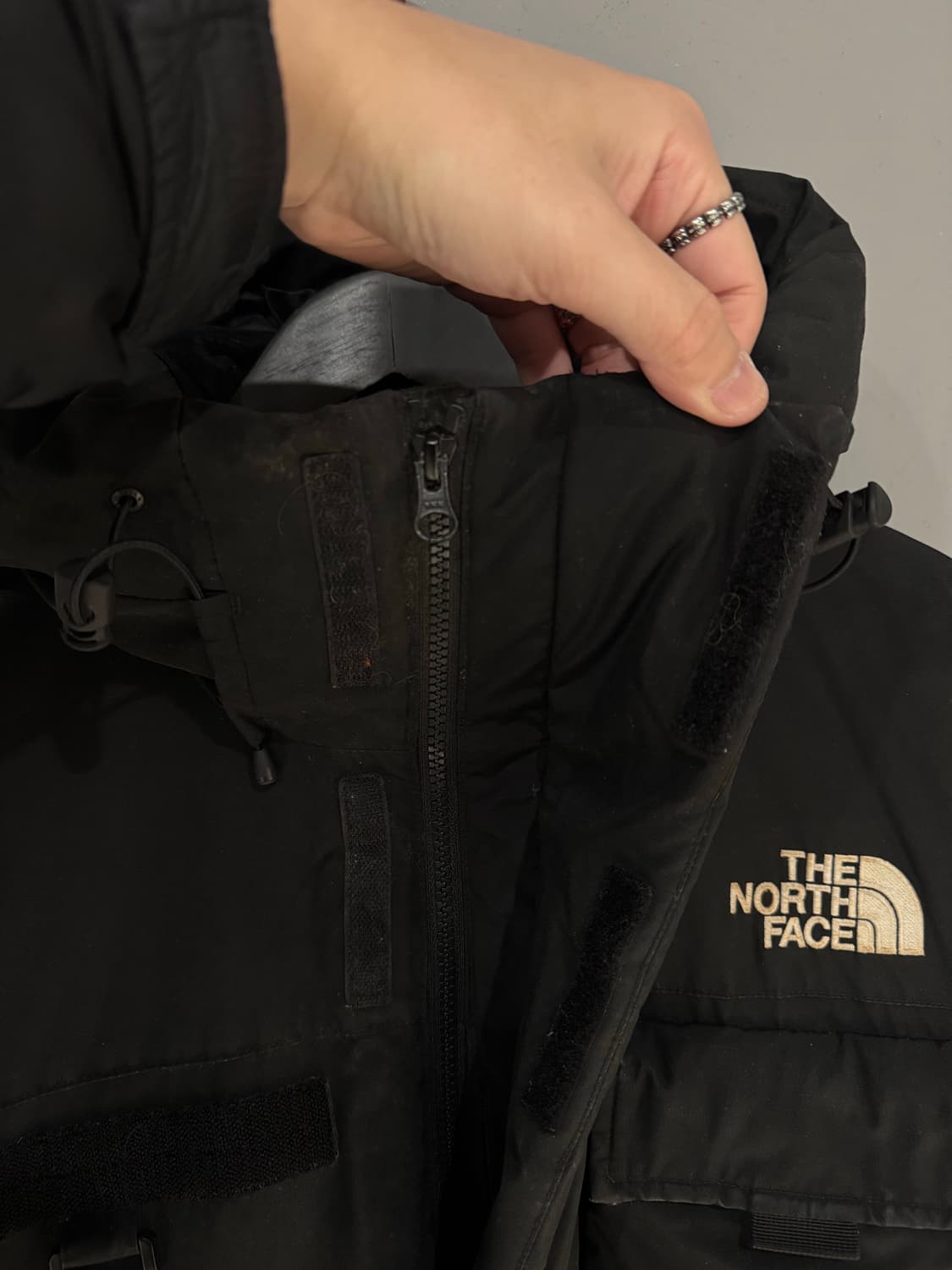 노스페이스 EC 컬렉션 블랙 후드 패딩  상품이미지10